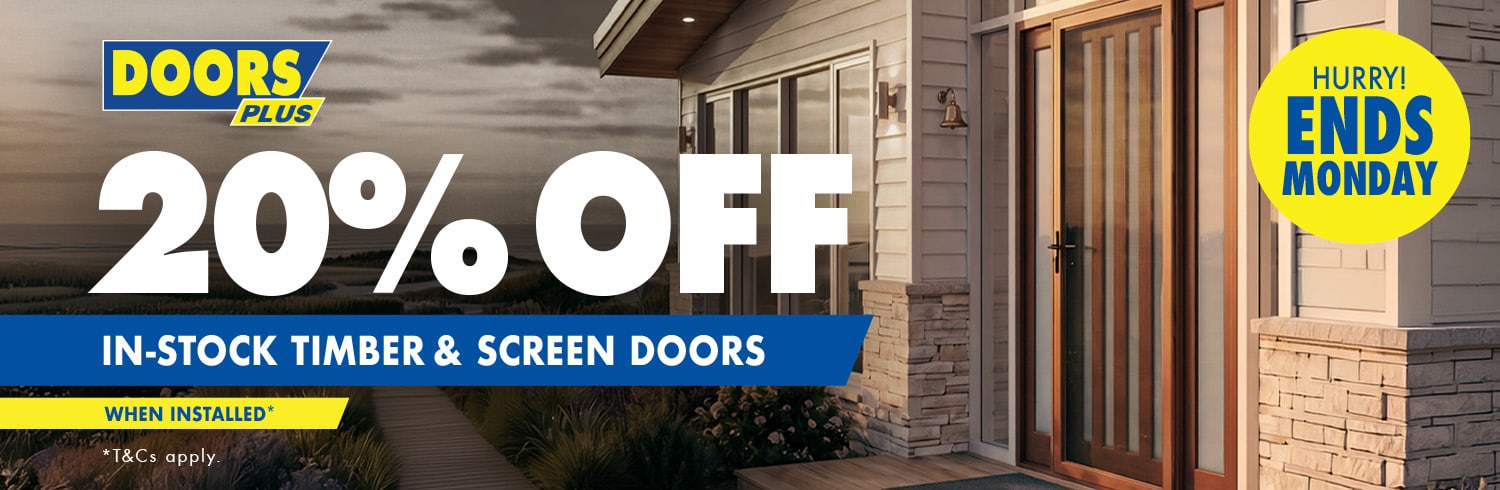 Doors Plus - 20% Off Banner