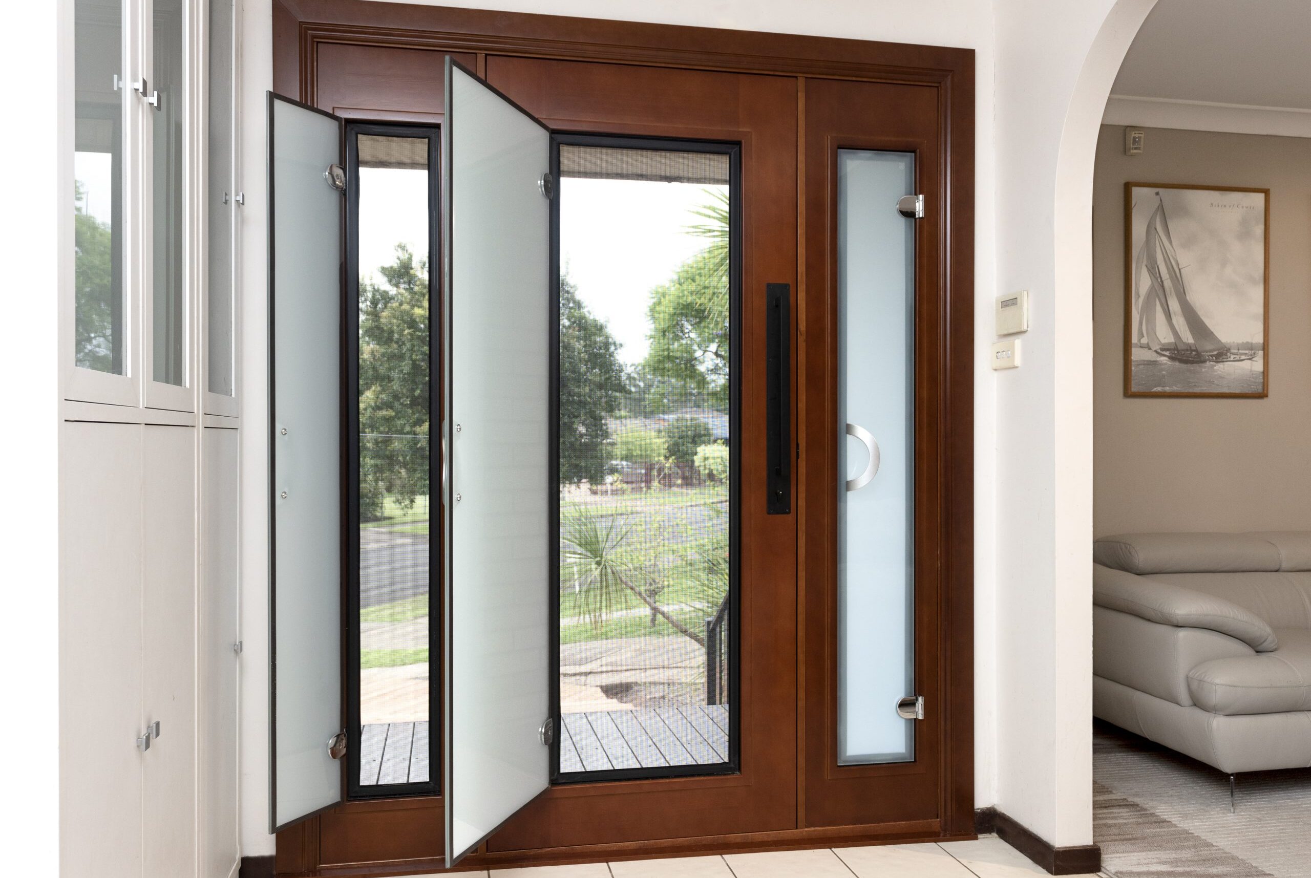 Entry door and screen door in 1, Fully Installed Package Price from $1595, Save up to $374