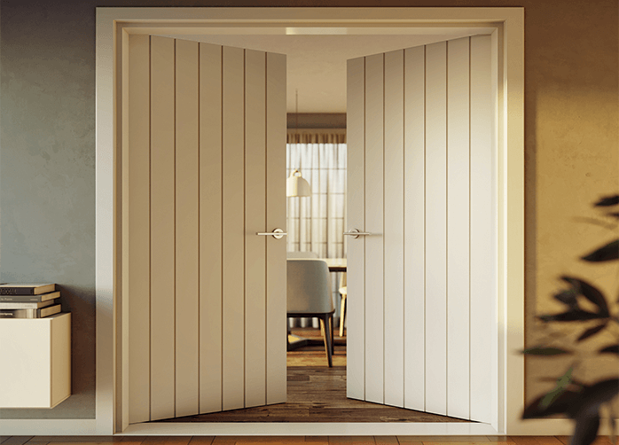 Internal Double Hinged Doors