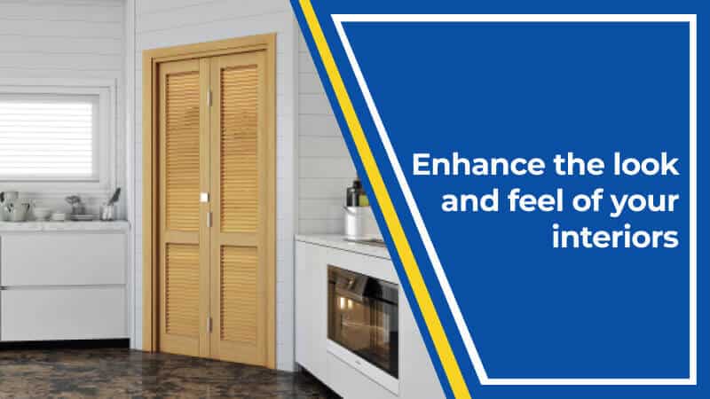Louvre door discount pantry cupboard