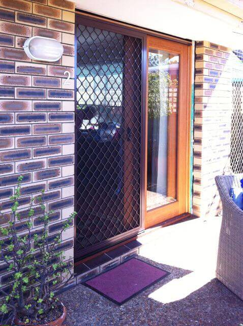 Doors Plus-External-Entrance-Nubreeze-Safety sliding screen door-in black finish-on timber sliding door