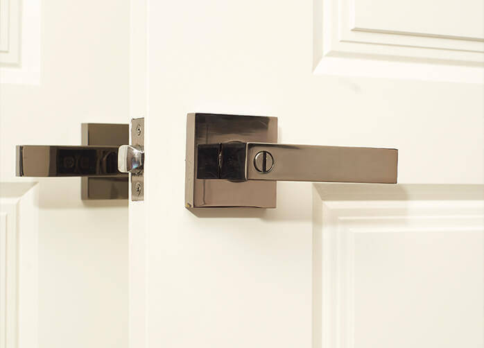 Doors Plus-Internal-Hardware-Passage-Privacy set-in Satin Nickel finish