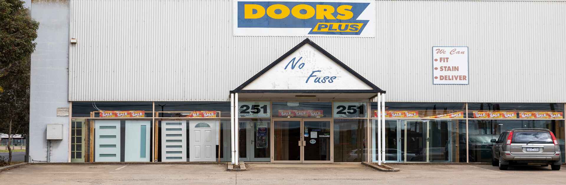 Doors Plus Geelong Store in Victoria, Melbourne with Car park