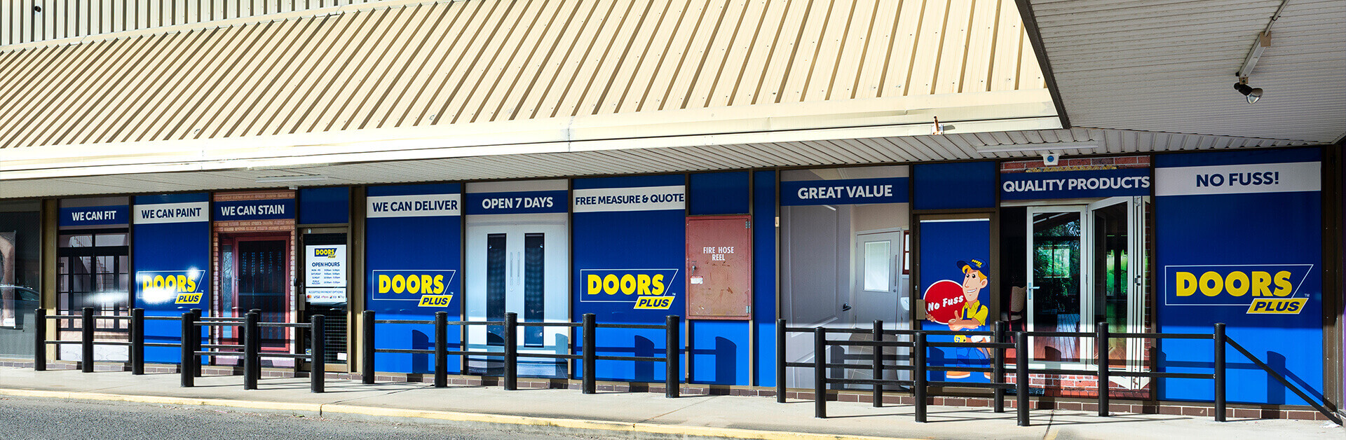 Doors Plus Leumeah Campbelltown Showroom in New South Wales outside view