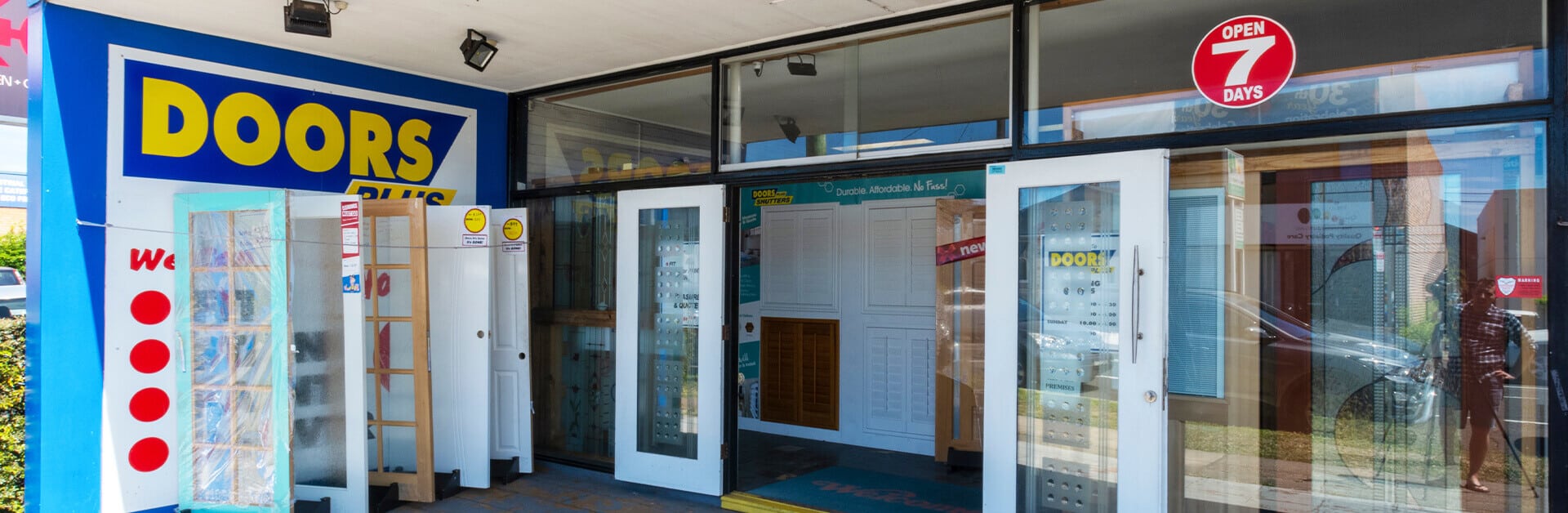 Doors Plus Newcastle Store in New South Wales Outer view