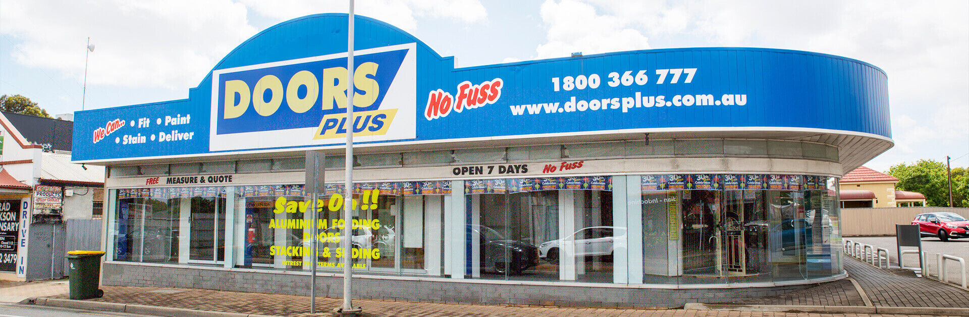 Doors Plus Sefton Park Store in Adelaide, South Australia with car parking