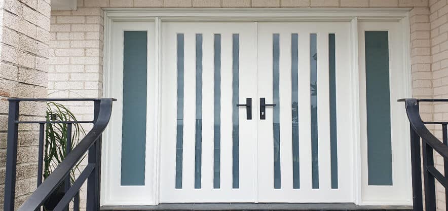 Best Frosted Glass Front Door Designs For Exterior