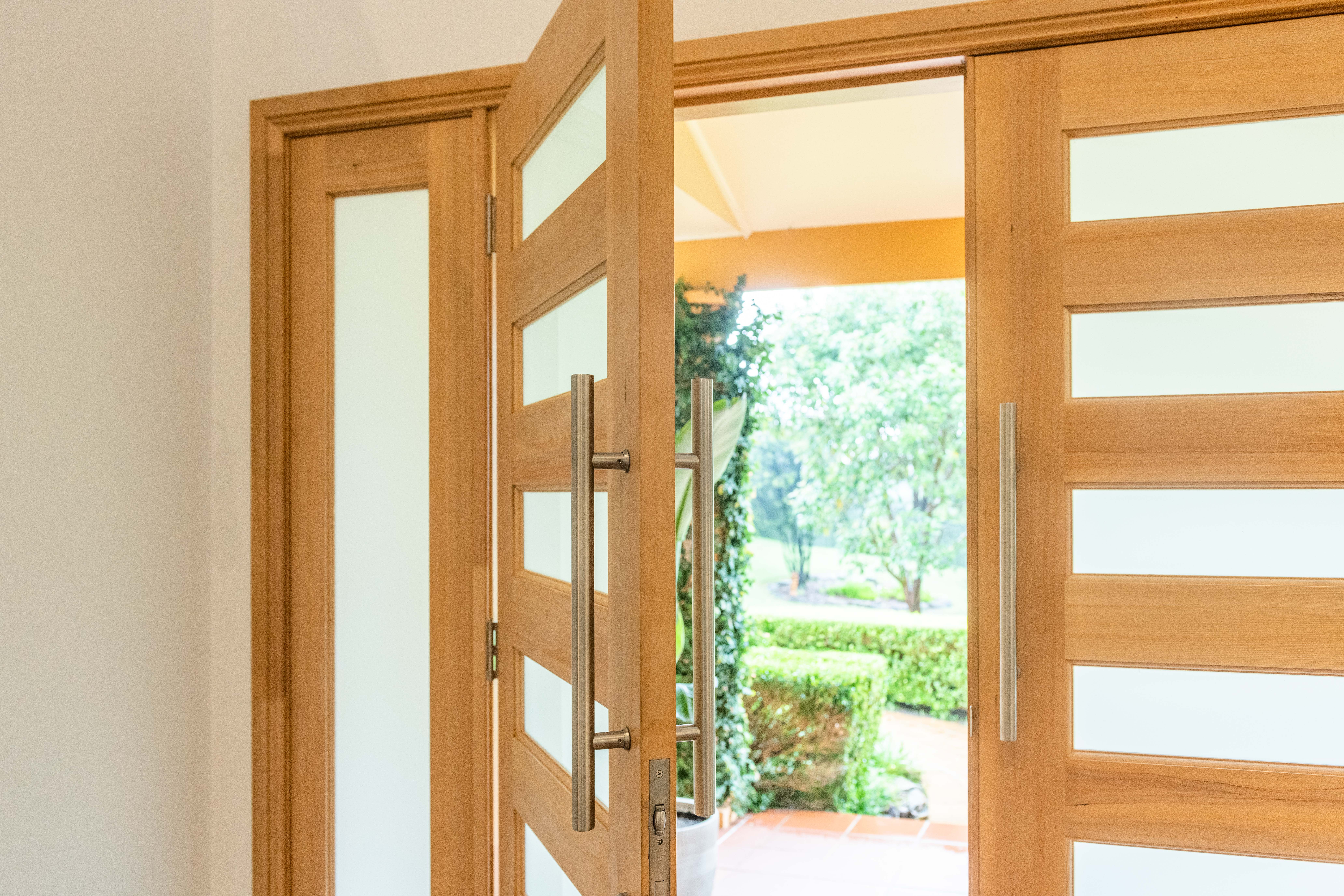Doors Plus - External 1200mm Doors with Double Sidelites - Raw Finish