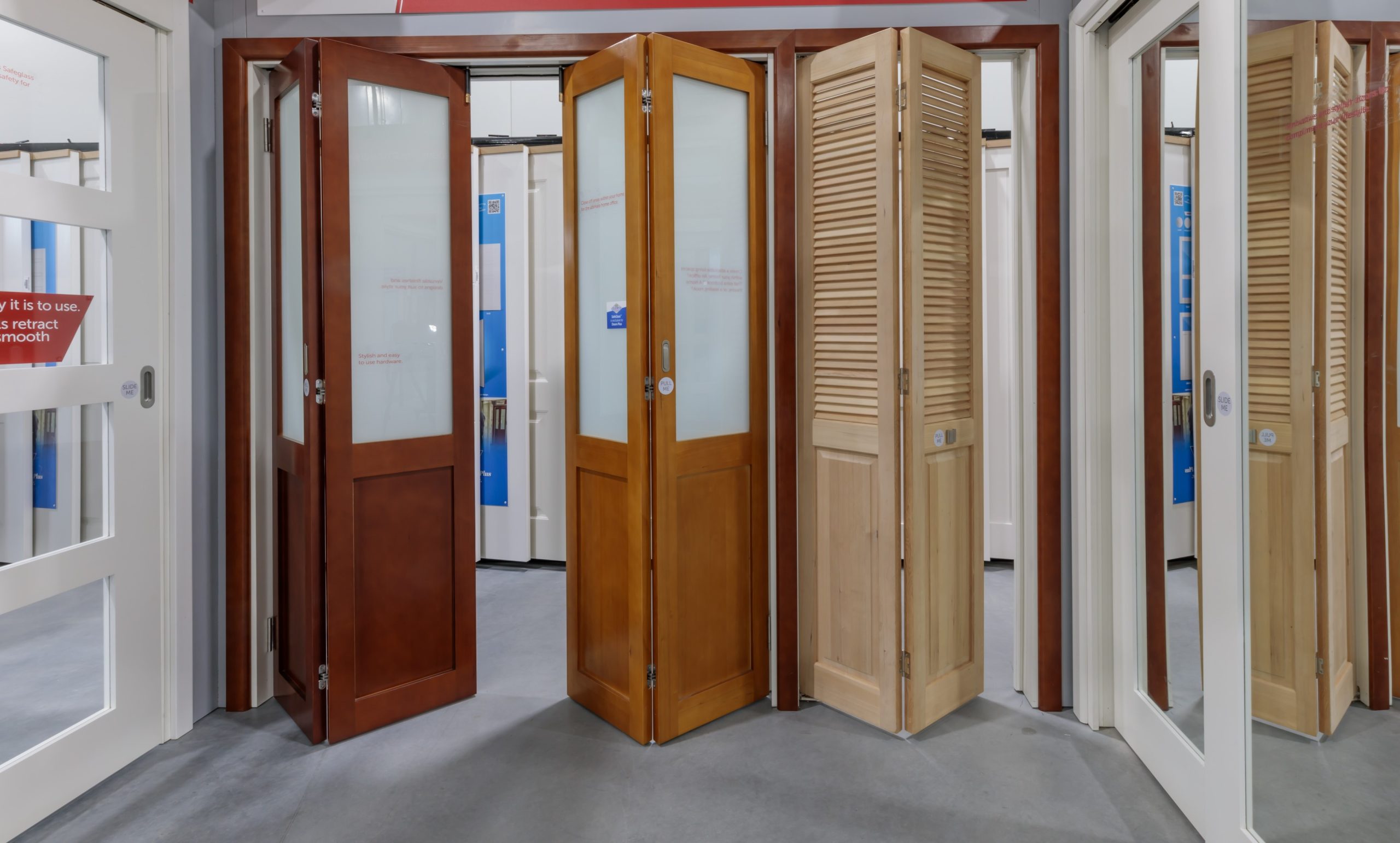 Doors Plus - Internal Barn Door Display in Marsden Park Store 