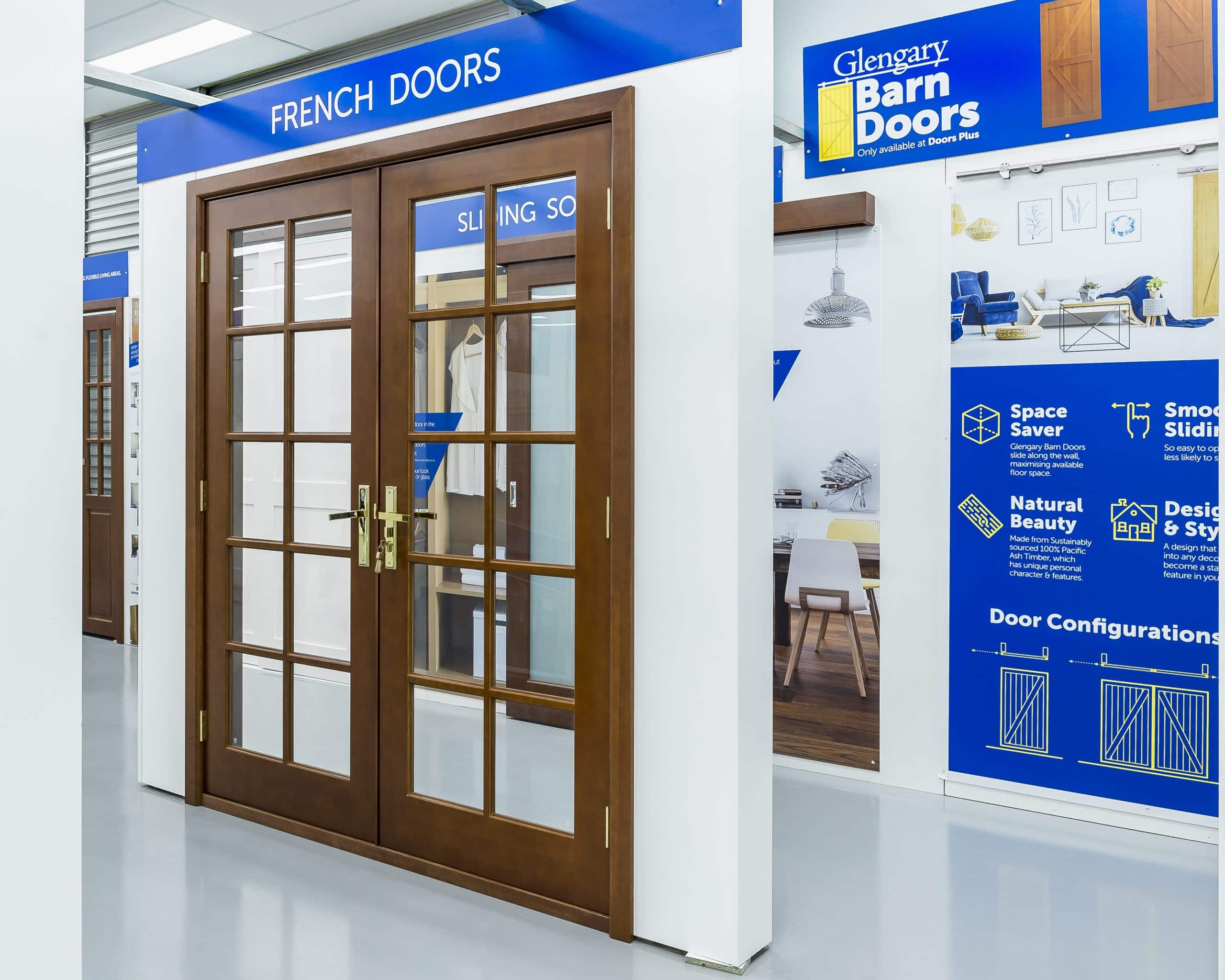 Doors Plus - French Doors Display at Leumeah Store