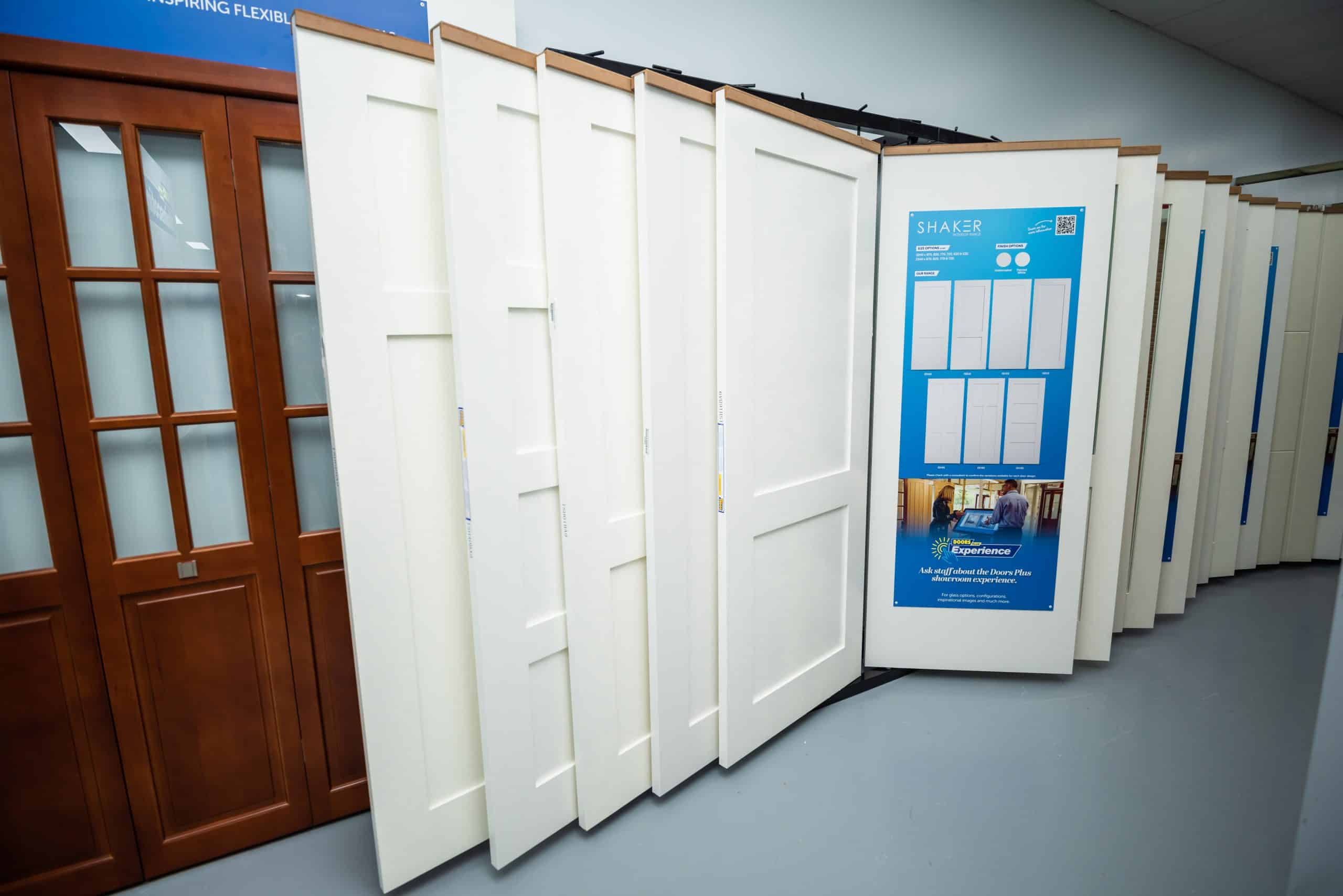 Doors Plus - Internal Shaker Range Display at Cannington Store