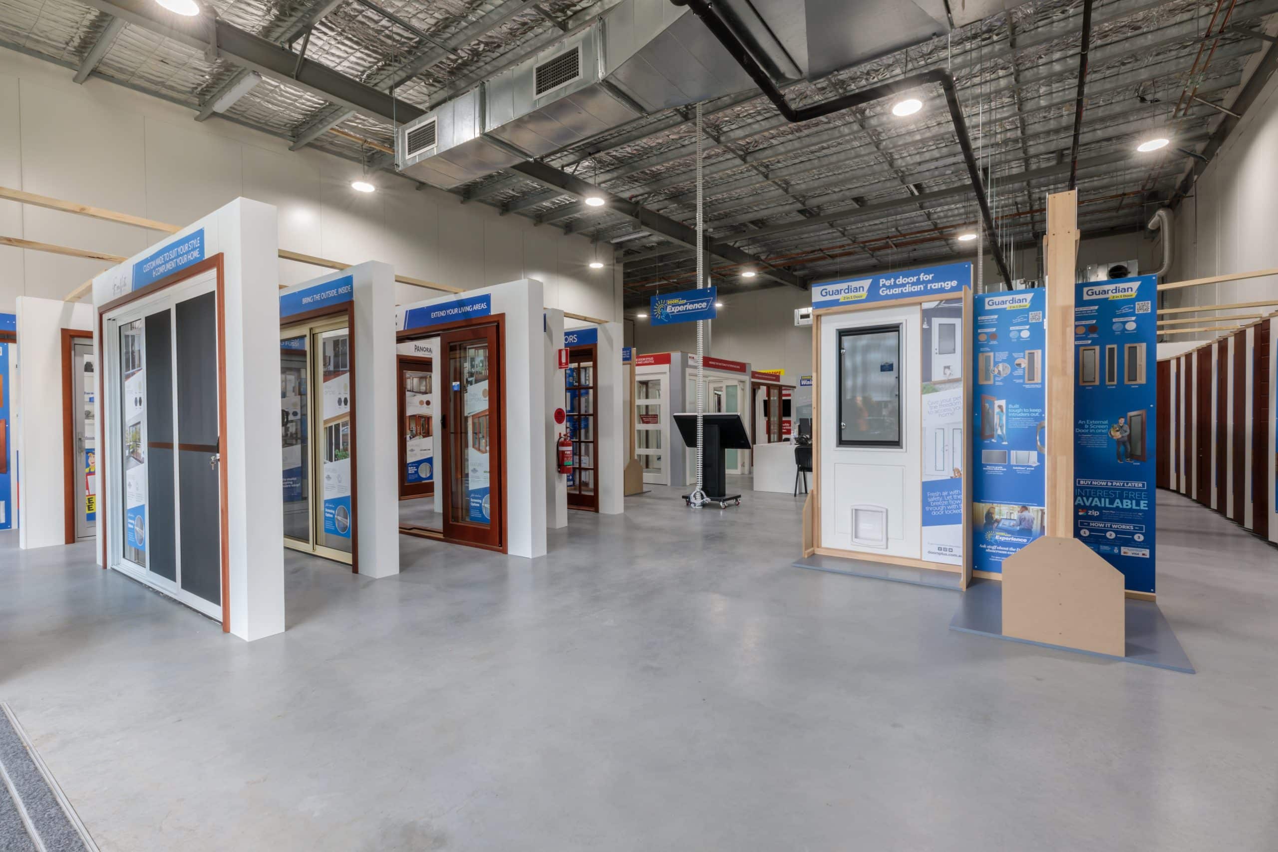 Doors Plus - Variety of Doors Display in Marsden Park Store