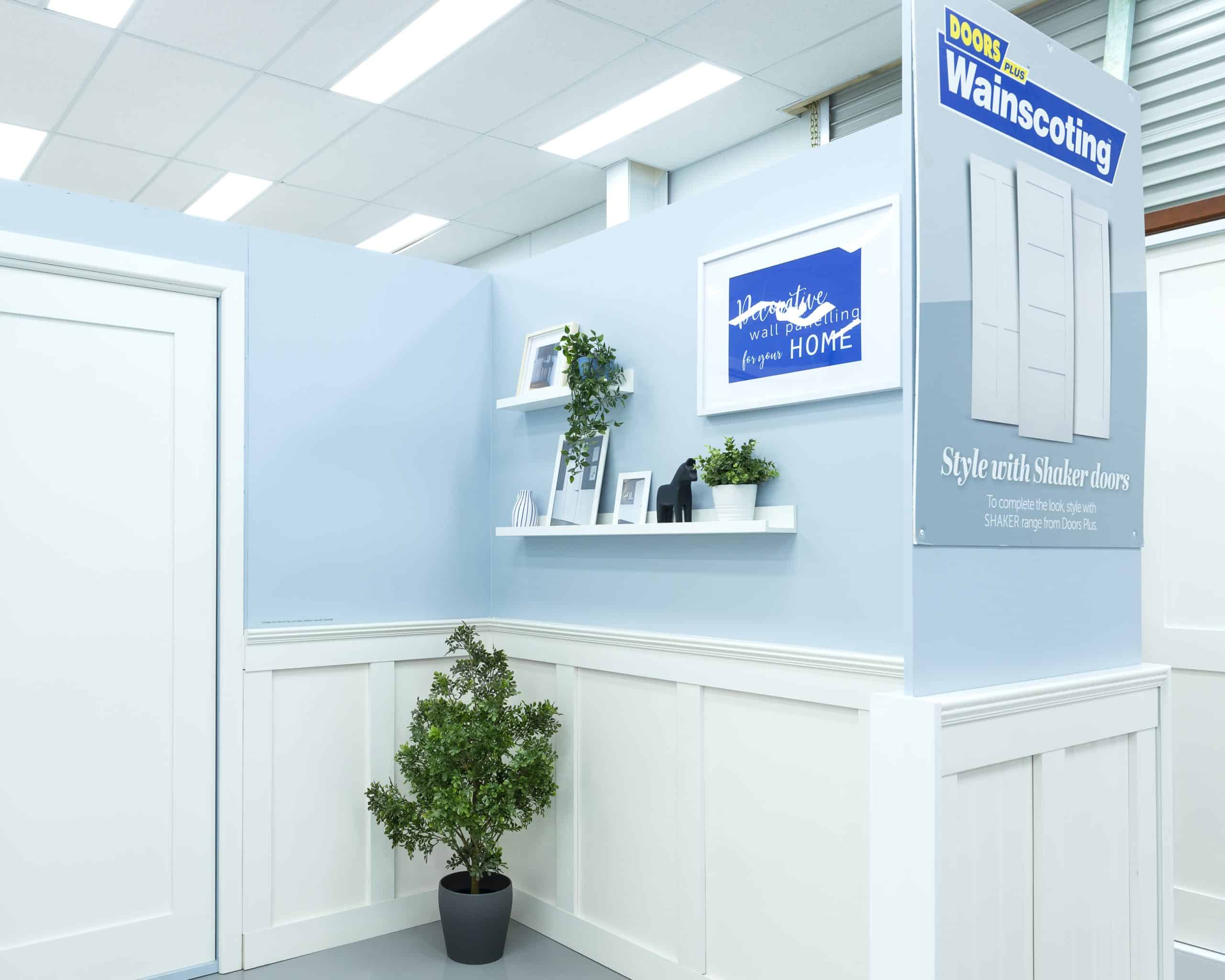 Doors Plus - Wainscoting Display at Leumeah Store