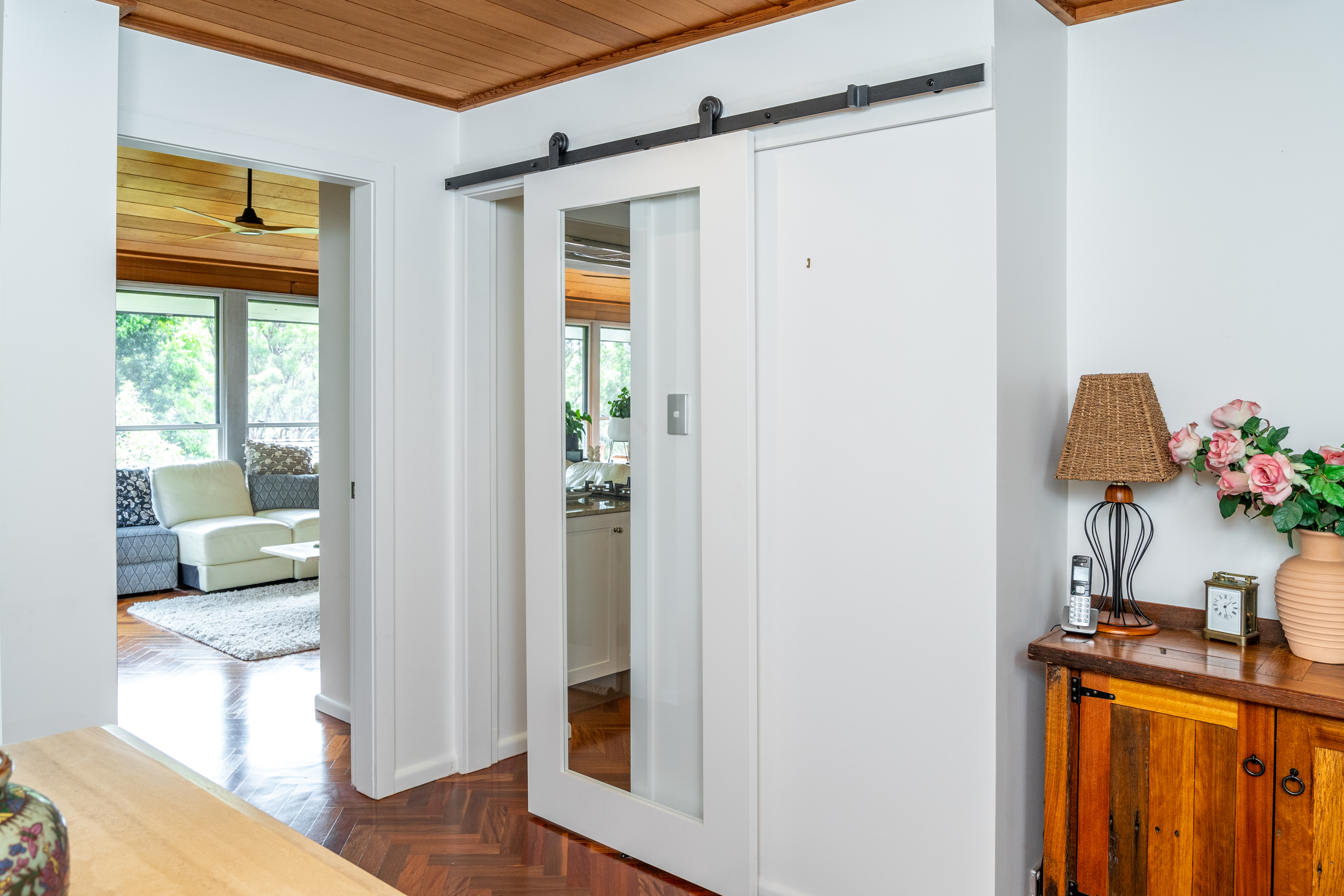 Doors Plus - Internal Sliding Glass Doors on Barn Track