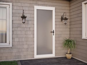 Doors Plus - Aluminium Front Entry Featuring Translucent Glass