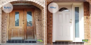 Doors Plus - Before and After Installation Image