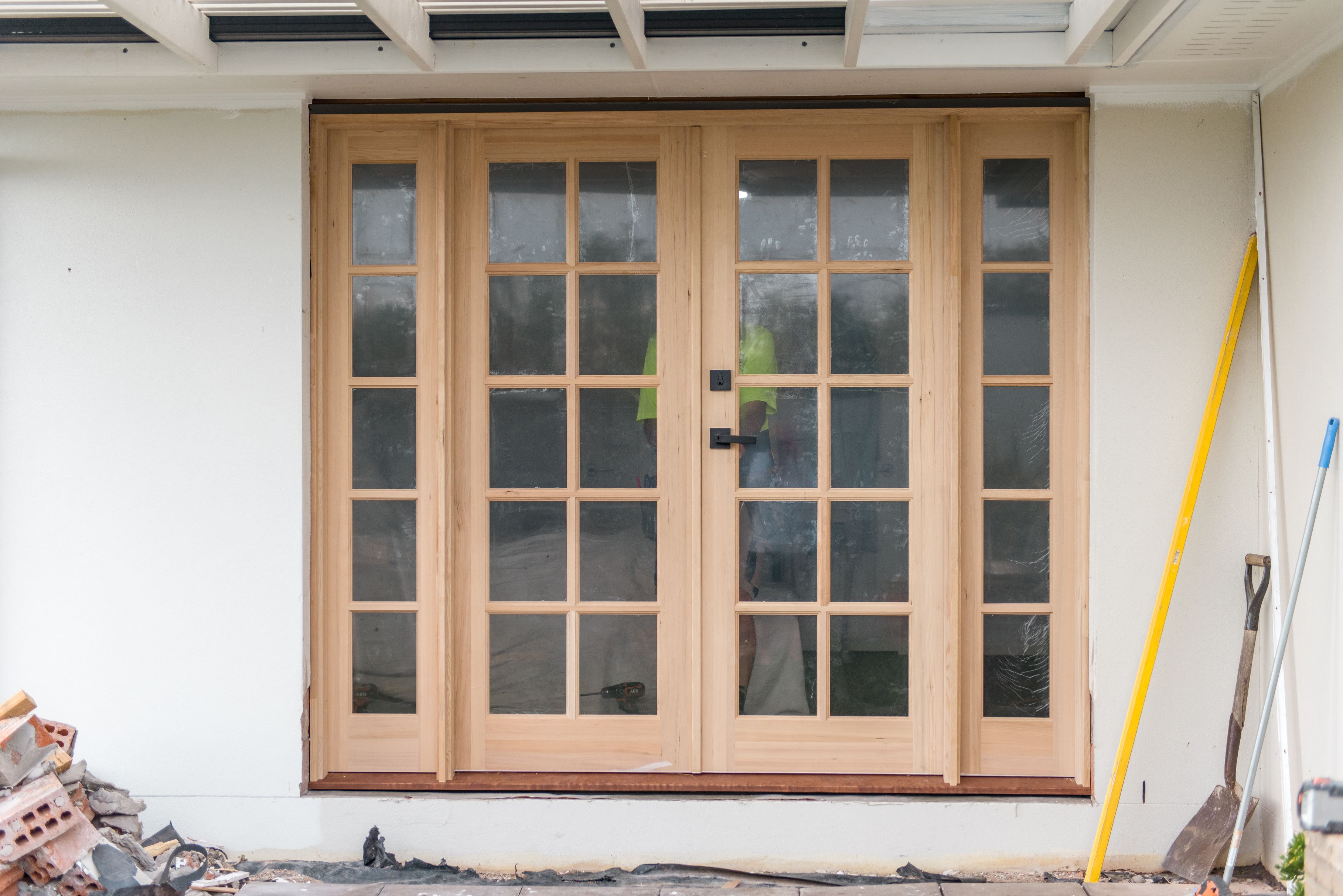 Doors Plus - Double French Door with Double Sidelite - Raw