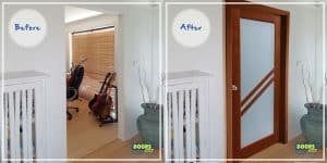 Doors Plus - Hamptons Door - Before - After