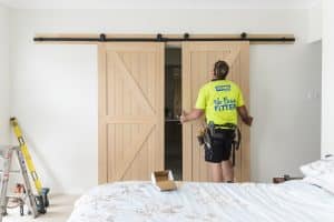 Doors Plus - Installer Hanging Barn Door (2)
