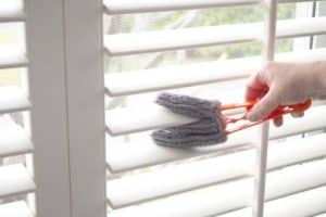 Doors Plus - Cleaning Shutters Using Microfibre Cloth