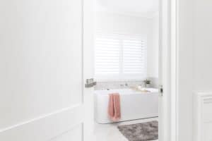 Doors Plus - Plantation Shutters in Bathroom