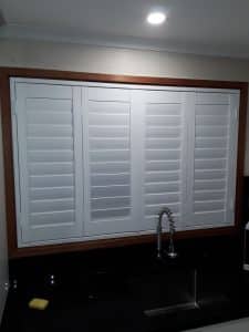 Doors Plus - Plantation Shutters in Kitchen