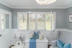 Doors Plus - Open Windows Behind Plantation Shutters