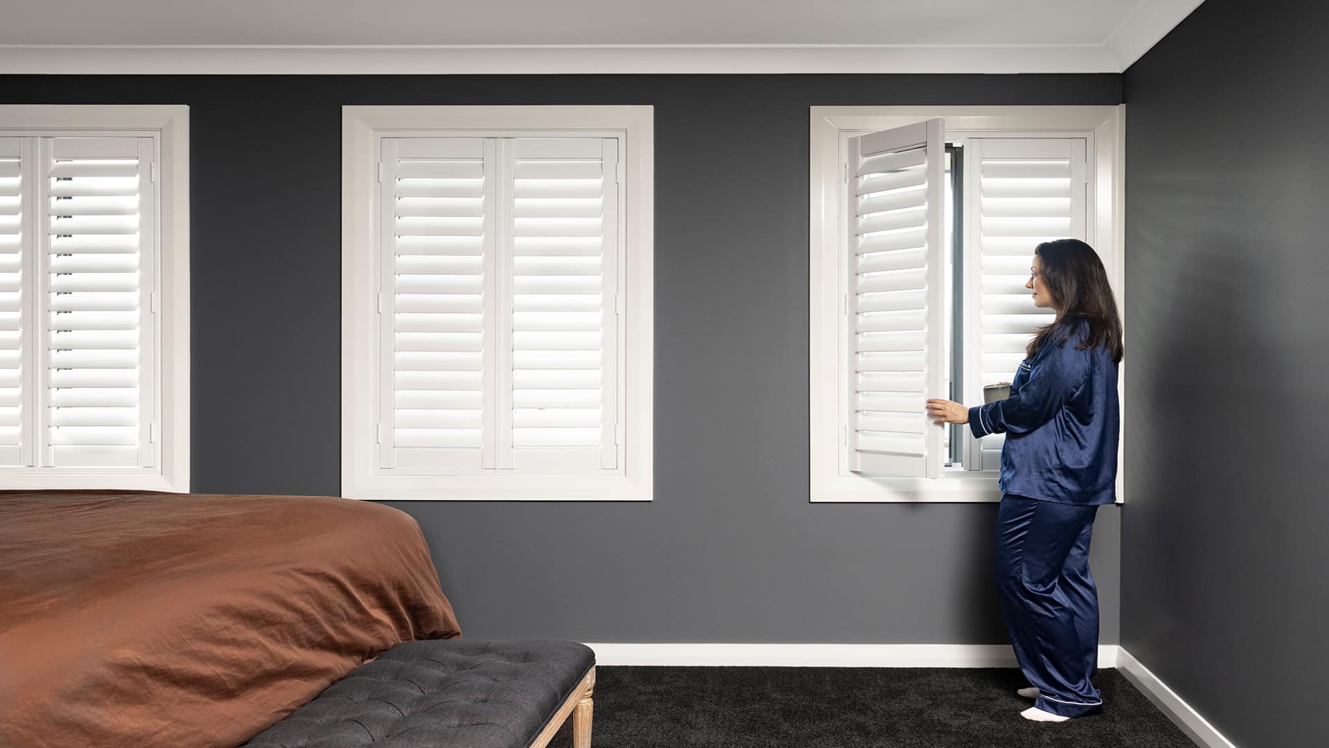 White plantation shutters discount