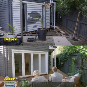 Doors Plus - Alfresco Door Transformation - Before After