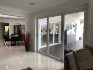 Doors Plus - Aluminium Bifold Doors in Patio - Clear Glass