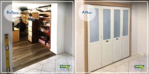 Doors Plus - Bifold Doors - BeforeAfter