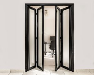 Doors Plus - Black Internal Bifold - Aluminium Zone Living