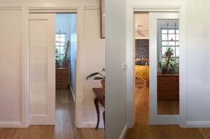 Doors Plus - Sliding Door with Mirror - InsideOutside