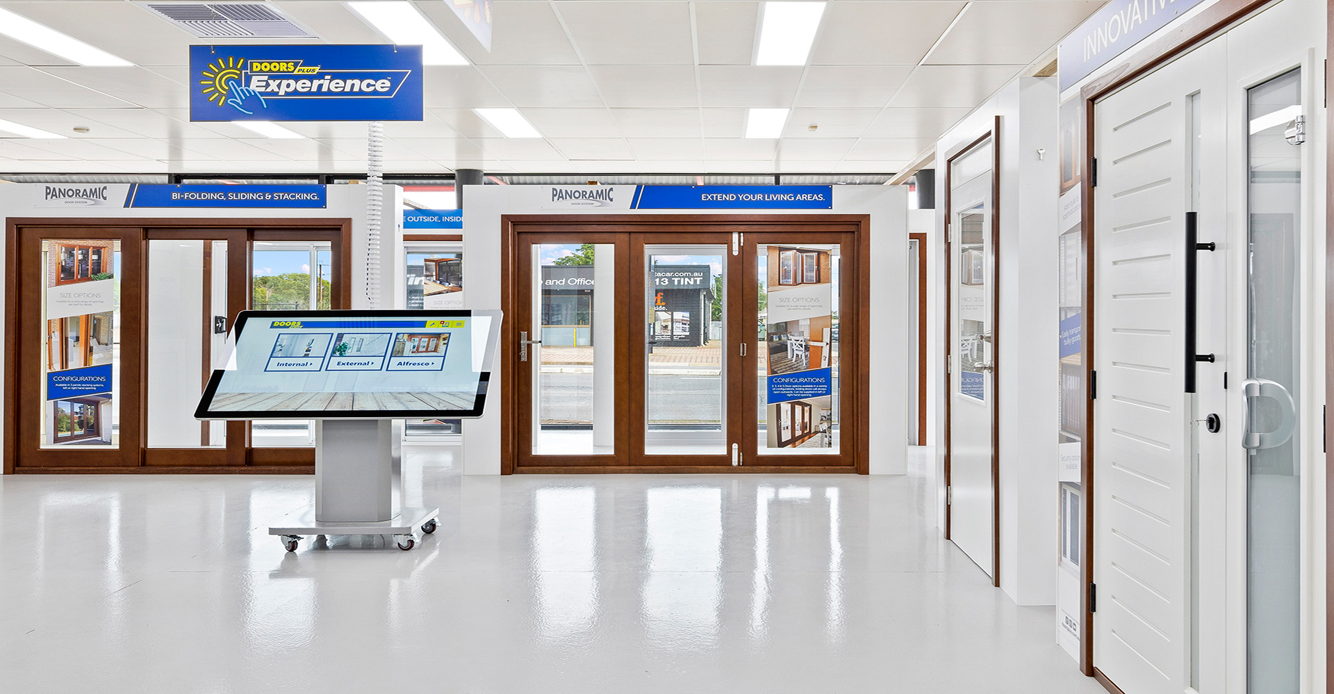 Doors Plus St Marys Interior Displays timber alfresco