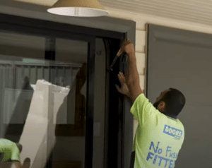 Doors Plus - Fitter Removing Sliding Door