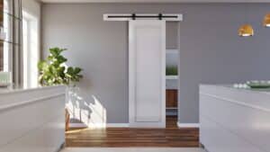 Doors Plus - Sliding Door on Barn Track - White