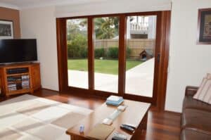 Doors Plus - Timber Sliding Doors with Glass in Alfresco