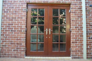 Doors Plus - External French Doors - Stained Dark Maple