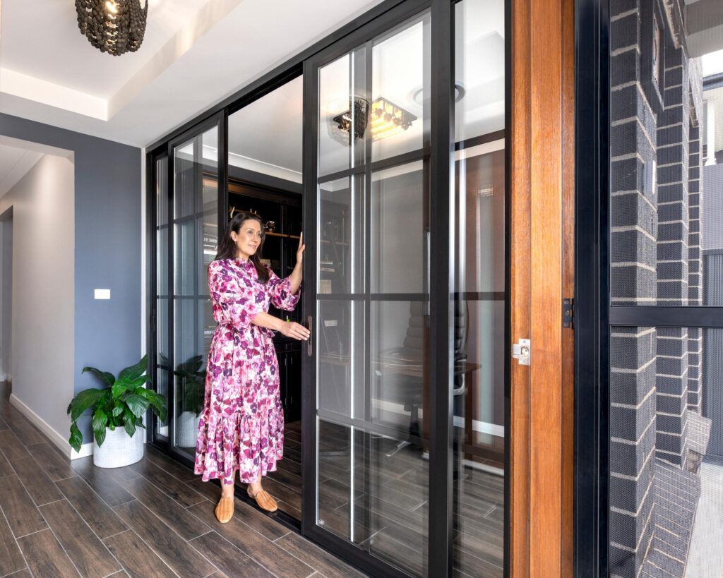 Doors Plus - Aluminium Zone Living - 4 Panel Slider - 8 Lite Clear Glass Panels