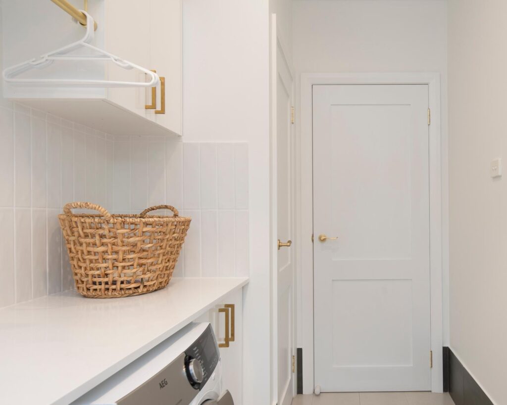 Doors Plus - Shaker Doors in Laundry