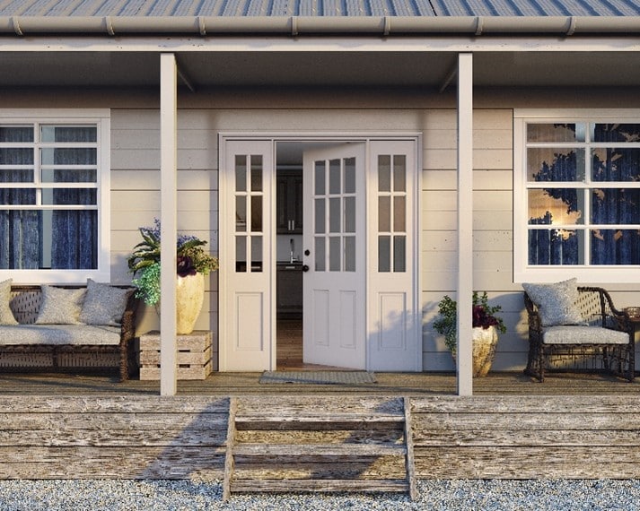 Doors Plus - French Door with Double Sidelites