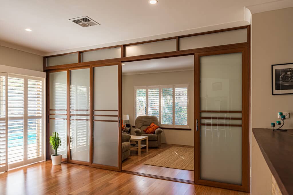 Doors Plus - Internal Aluminium Sliding Door with Transom