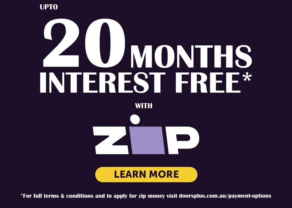Doors Plus - Zip Payment Options