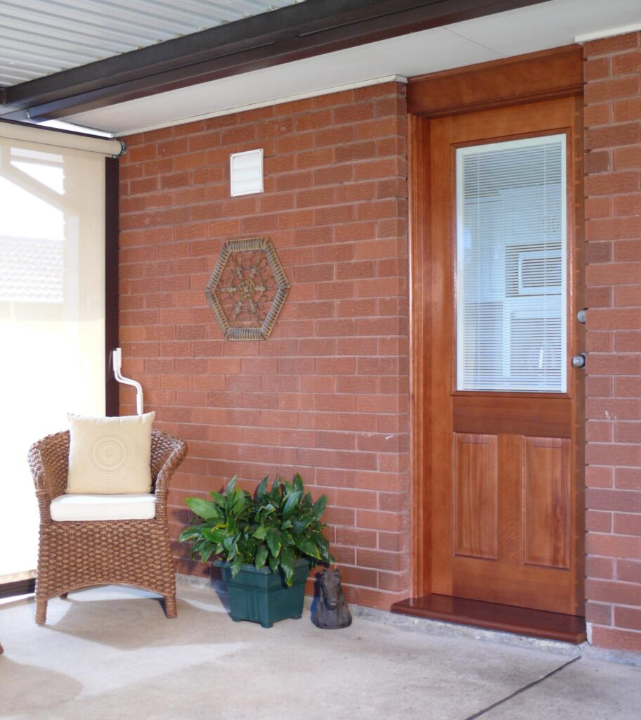 Doors Plus - Timber Door - Back Door - Inbuilt Venetian Blinds