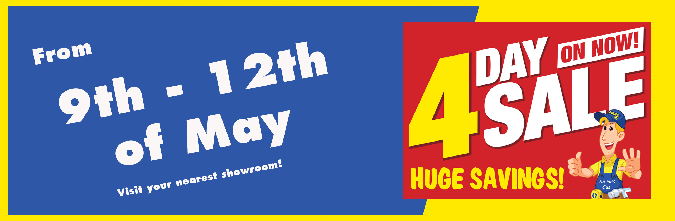 Home Page Slider - 4 Day Sale - Desktop