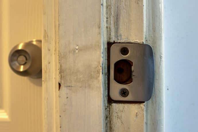 Doors Plus - New Striker Plate on Old Frame