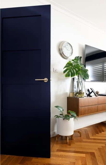 Doors Plus - Shaker Doors - Painted Navy Blue