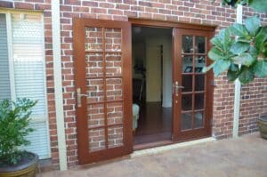 Doors Plus - Secured French Doors Opening Outside