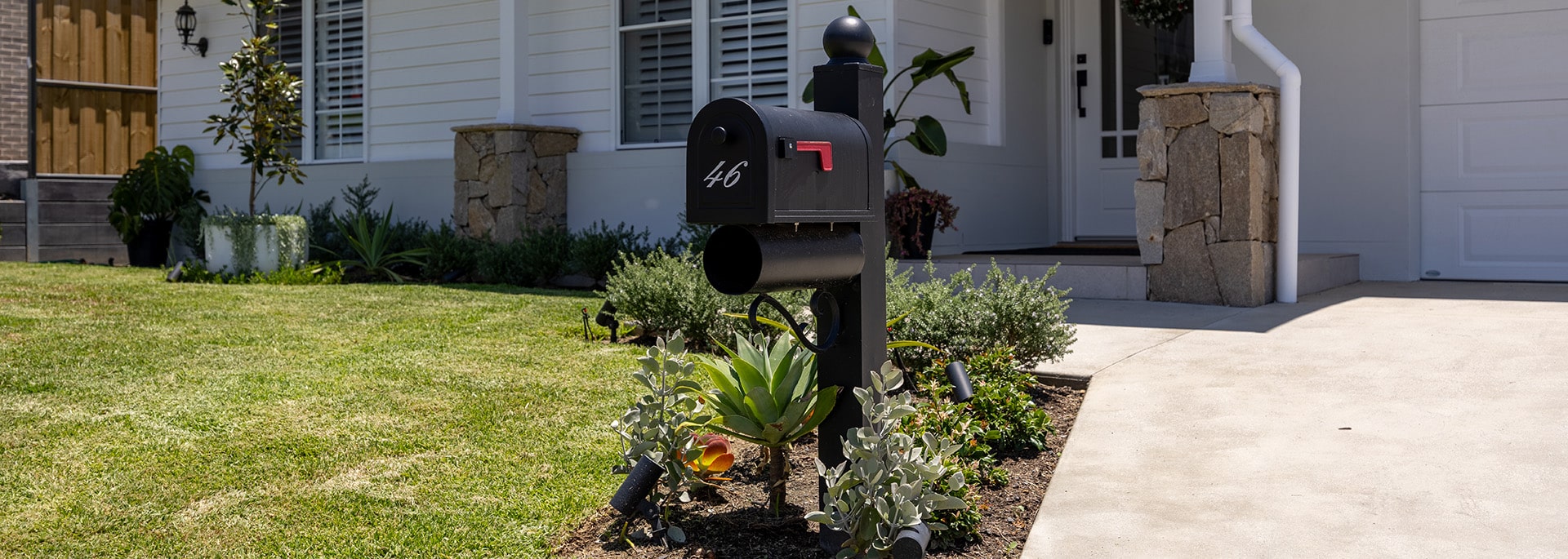 Doors Plus – Standalone Mailbox – Black – 1920×685