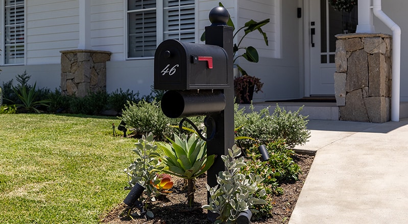 Doors Plus – Standalone Mailbox – Black – 800×440